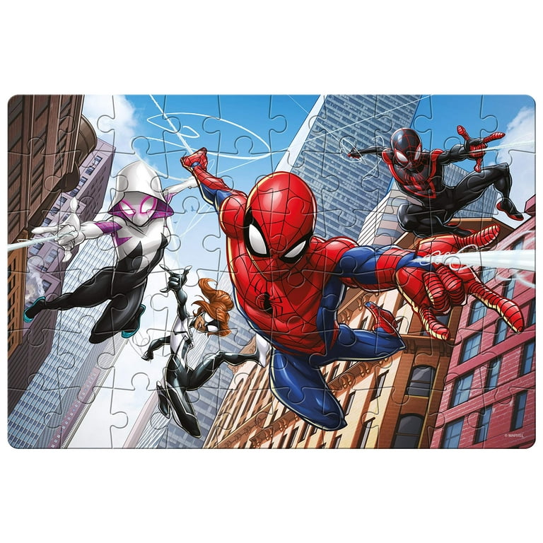 Frank Marvel Spider-Man Puzzle - 60 Piece Jigsaw Puzzle For Kids For Age 5  Years Old And Above