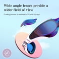 thumbnail image 4 of Gafas de Natación Profesionales WDOplteas Antivaho Amplia para Mujeres y Hombres Blanco, 4 of 9
