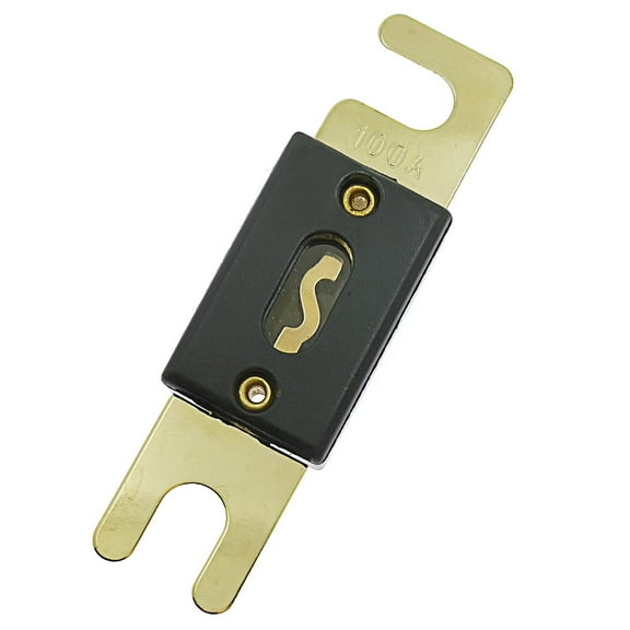 2pcs 100Amp Gold Plated ANL Fuse for Car Vehicle Marine Audio Video System ANL-100A (100Amp)