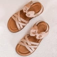 thumbnail image 6 of Kogui Toddler Sandals Sandals for Toddlers Little Kids Summer Sandal Adjustable Back Strap Shoes for Girls Boys Size 12 (Beige,Little Kids 12), 6 of 9