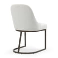 thumbnail image 6 of Glamour Home Ana 19.5" Modern Velvet Arm Dining Chairs with Metal Legs in Blue, 6 of 6