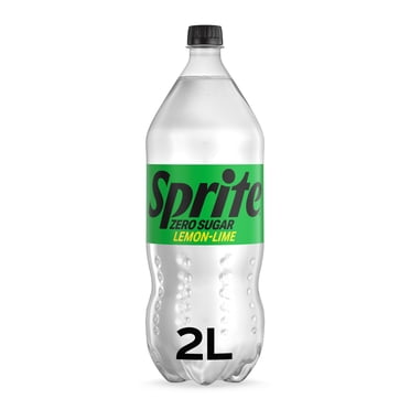 Sprite Zero Sugar Lemon-Lime Caffeine Free Soda Pop Bottle, 2 Liters