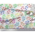 thumbnail image 2 of Soimoi Moss Georgette Fabric Lilac Floral Printed Craft Fabric by The Yard 42 Inch Wide, 2 of 3