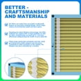 thumbnail image 6 of Pelano 16x25x4 HVAC Furnace Air Filter, MERV 11 Filters, Foldable Design, Actual Size: 15.55’’x24.44’’x 3.62’’-2PACK, 6 of 6