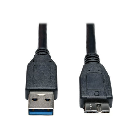 Tripp Lite U326-003-BK USB 3.0 SuperSpeed Device Cable (A to Micro B M/M) Black, 3 ft.