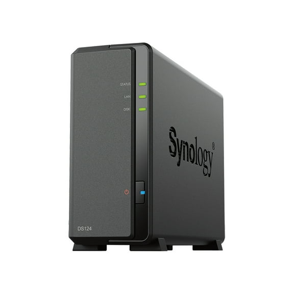 Synology DiskStation DS124 1-Bay NAS Enclosure, Diskless