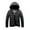Black, variant on KAUOD Boys Padded Quilted Puffer Jackets Winter Waterproof Lightweight down Coats Kids Thick Insulated Hiking Outwear