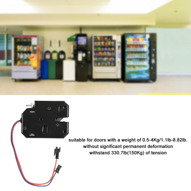 Smart Cabinet Lock Adjustable Spring Force Electric Cabinet Lock, for Lockers Filing Cabinets Logistics Cabinets Vending Cabinets DC12V,DC24V