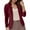Red 1, variant on Lixiuxyad Women Trendy Jacket Women's Casual Jacket Autumn Winter Fashion Solid Color Pocket Slim Fit Outwear Tops Coat For Daily Wear Black