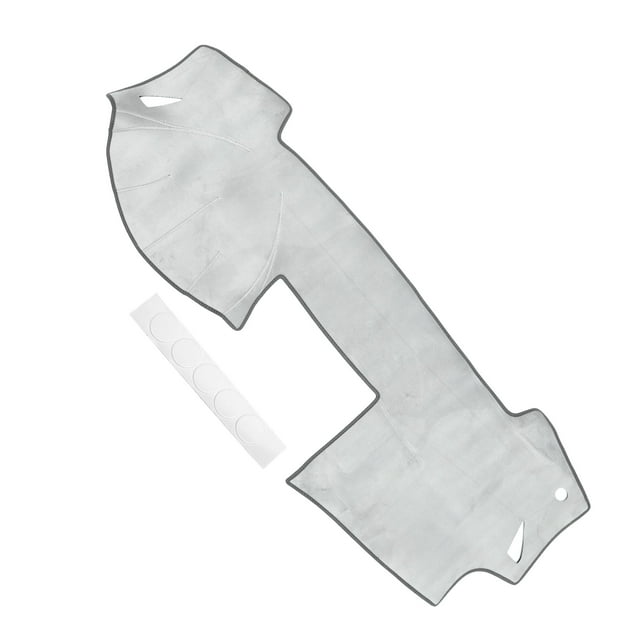 Dashboard Cover Anti-Slip/Anti Dust Dash Cover Mat Carpet for MAZDA 6 2009-2012 Flannel Gray