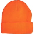 thumbnail image 3 of Outdoor Cap KN-400 Beanie Polyester - Blaze Orange Sockcap for Men, 3 of 3