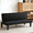 Black, variant on Gewnee Dark Red 62.99" Futon Sofa Bed, 5-Level Adjustable Loveseat, Foldable Sleeper Sofa for Office & Guest Rooms