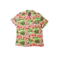 thumbnail image 3 of Ragstock Pink Hibiscus Button Up Shirt, 3 of 4