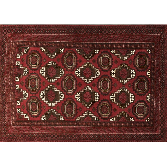 Ahgly Company Indoor Rectangle Persian Brown Traditional Area Rugs, 8' x 10'