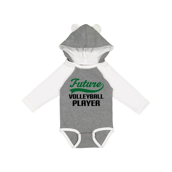 Inktastic Future Volleyball Player Boys Long Sleeve Baby Bodysuit