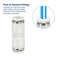 thumbnail image 4 of Unique Bargains Raccords à Pousser, 12 Raccords Tubes Droits, Blanc, 1/4 Pouce Od, 4 of 5
