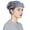 Gray, variant on Women Vintage Felt Beret Hat Floral Derby Church Headwrap Style Cap