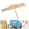 thumbnail image 3 of 1 Ensemble d'Instrument de Percussion Guiro Instrument en Bois Crocodile Instrument de Musique Alligator, 3 of 8