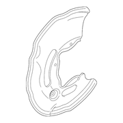 Genuine OE Kia Splash Shield - 51756-J5550
