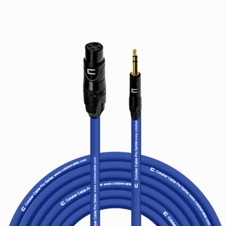 Coluber Cable Balanced XLR Female to 3.5 TRS Male - Audio Microphone Cable