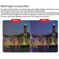 thumbnail image 3 of Sports Camera Night Lens Filter, Anti Light Pollution Filter Colorfast  For Vlog, 3 of 8