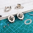 thumbnail image 3 of 20 Sets Tarp Grommet Fasteners Turn Button Fasteners Eyelet And Stud Fastener Mounting Screws For Canvas Marine Fastener Turn Buttons, 3 of 9
