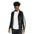 thumbnail image 4 of G-Style USA Men's Velvet Velour Tracksuit Set, Zipper Jacket and Sweatpants, Up to 5X, 4 of 9
