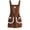 Brown, variant on Maid Dress Apron with 2 Pocket Cute Ruffle Apron Japanese Florist Apron Kitchen Cooking Clothing for Gardening Drawing