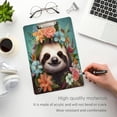 thumbnail image 5 of Cute Clipboard Stardard Letter Size for Women with Silver Clip,Translucent Clip Board,Office & School Supplies,(12" x 9",Cute Baby Sloth(10)) Gifts, 5 of 7