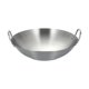 thumbnail image 1 of Sartén wok de acero inoxidable antiadherente de alta resistencia con fondo plano para cocinar al , freír, guisar y cocinar con electricidad. Diámetro 24cm, 1 of 8