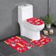 thumbnail image 1 of Juego de alfombras de baño de 3 piezas del equipo KC_Chiefss Alfombra antideslizante para baño de 24 x 16 pulgadas, 1 of 7