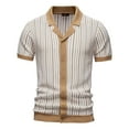 thumbnail image 1 of Polo informal para hombre: manga corta, diseño con solapa, poliéster-spandex, tallas S-XXL, 1 of 8