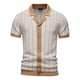 thumbnail image 1 of Polo informal para hombre: manga corta, diseño con solapa, poliéster-spandex, tallas S-XXL, 1 of 8
