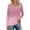 Pink5, variant on SHTXOZHI Long Sleeve Shirts for Women V Neck Printed Casual Blouses Fall Trendy Tops