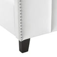 thumbnail image 6 of Modway Lucille Queen Performance Velvet Platform Bed, White, 6 of 10