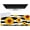 Black and White Yellow Flower Sunflower, variant on Japanese Cherry Blossom Gaming Mouse Pad XL, Extended Large Pink Full Desk Mousepad 31.5 X 11.8 Inch, Big with Stitched Edge, Non-Slip Long Computer Keyboard Mat for Office & Home Caburywe,