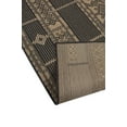 thumbnail image 6 of Furnish My Place Outdoor Collection Geometric Pattern Rug - 5 ft. 3 in. x 7 ft. 6 in. Charcoal, Bohemian Water Proof Carpet for Living Room, Patio, 6 of 7