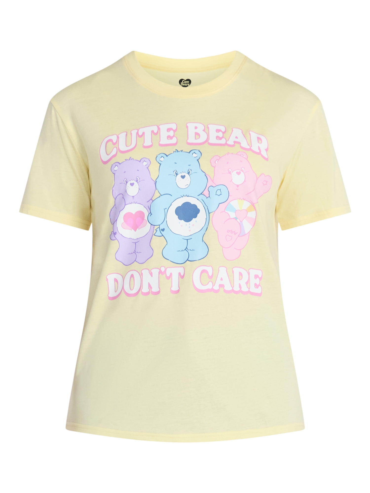 Care Bears Women's Graphic Tee with Short Sleeves, Sizes XXS-XXL
