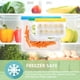 thumbnail image 4 of Bolsas de almacenamiento de alimentos reutilizables, paquete de 12 bolsas de congelador reutilizables sin Bpa, bolsa de almacenamiento a prueba de fugas para alimentos (2 bolsas de galón reutiliz, 4 of 5