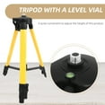 thumbnail image 3 of CHICHUMID 1Pc Spirit Level Tripod with Level Vial Yellow Steel Nylon Support for Facility Use, 3 of 8