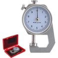 thumbnail image 3 of Digital Thickness Gauge, Round Dial, 0.01mm, Accuracy For Paper, Leather, Sheet Metal, 3 of 5