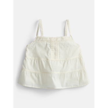 Weekend Academy Girls Pintuck Cotton Tank Top, Sizes 4-18
