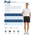 thumbnail image 7 of PULI Men’s Golf Shorts Relaxed Fit Stretch Dress Quick-Dry Waterproof Lightweight Travel Casual Shorts 5" Inseam, 7 of 7