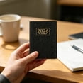thumbnail image 1 of A7 English Schedule Notebook Portable Small Notebook Colorful Starlight Leather Planner Journal, 1 of 7
