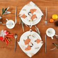 thumbnail image 4 of WOBOGO Cute Fox Cloth Napkins 4 Pieces Soft Elegant Touch Durable Absorbent Quick Drying for Elegant Dining, 4 of 8