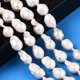 thumbnail image 2 of Natural Baroque Pearl Keshi Pearl Beads Strands Cultured Freshwater Pearl Round Seashell Color 10~24x9~13mm Hole: 0.6mm about 18~32pcs/strand 14.96~15.55 inch(38~39.5cm), 2 of 6