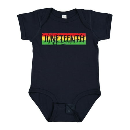 

Inktastic Juneteenth Banner in Red Yellow and Green Gift Baby Boy or Baby Girl Bodysuit