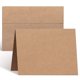 thumbnail image 1 of Tarjetas y sobres Ohuhu Brown Kraft 100, paquete de 5 x 7 pulgadas, 1 of 8