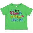 thumbnail image 3 of Inktastic My Nana and Papa Love Me with Hearts Boys or Girls Toddler T-Shirt, 3 of 5