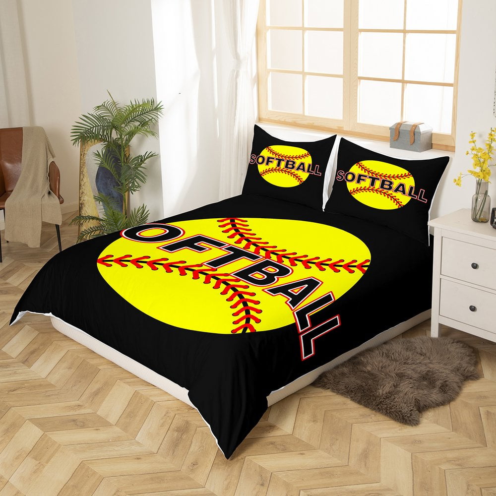 Girls softball bedding clearance